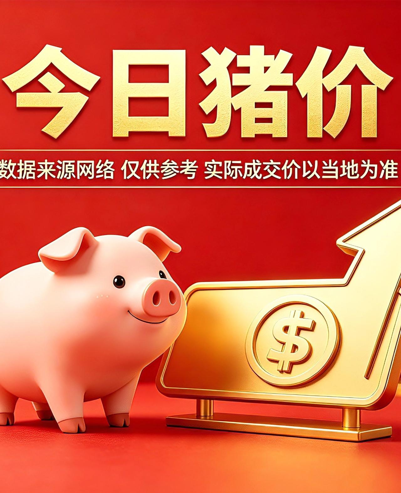 大面积飘红！2026年8月6日全国各地猪价参考猪价行情猪价猪