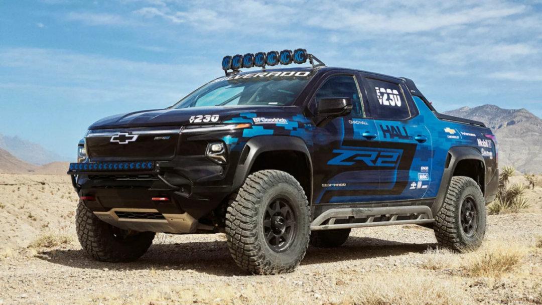 车市热门雪佛兰在Mint400越野赛上揭幕了全新的Silverado