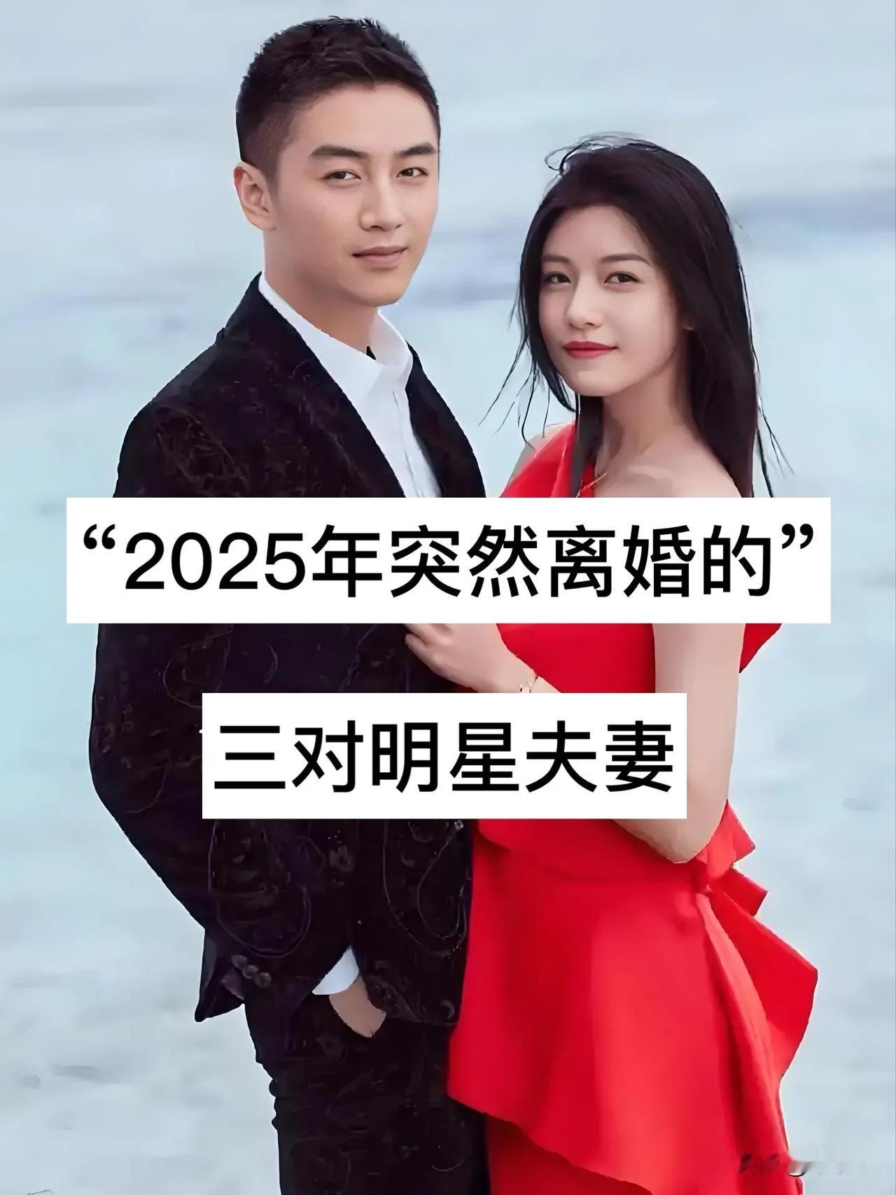 “2025年”突然离婚的3对明星夫妻