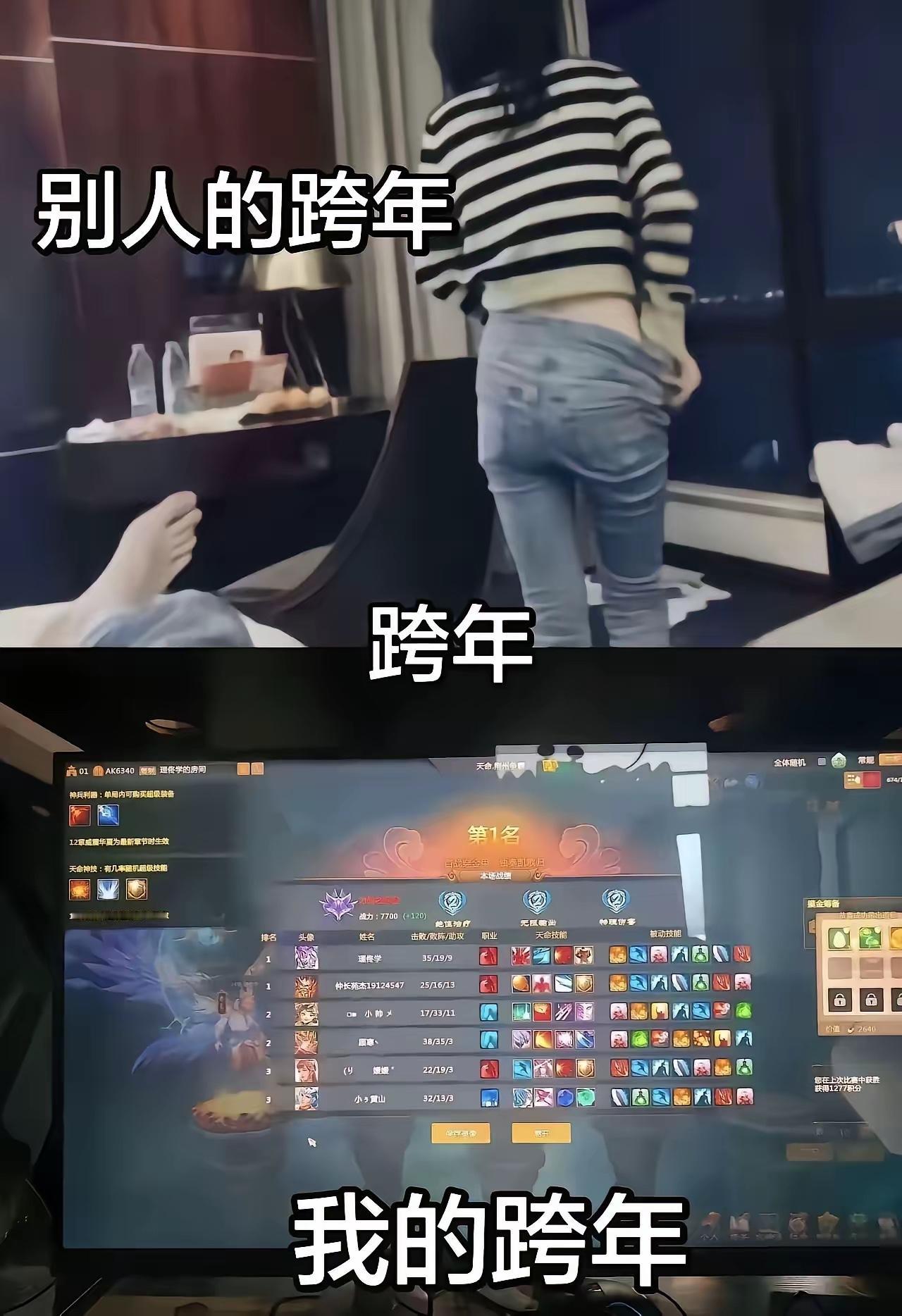 同样是跨年，有人搂媳妇，有人搂键盘。你属于哪一种？