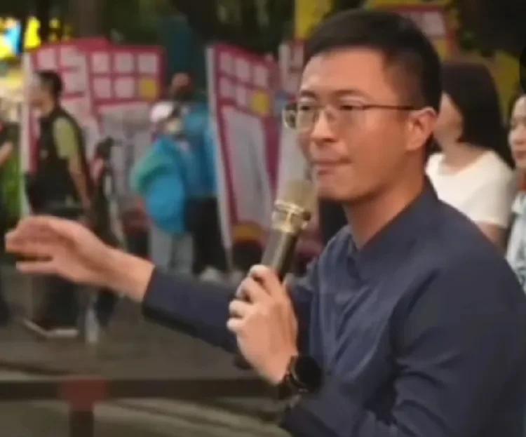 台北市立委侯汉廷在国民党举办的反罢免活动上致辞时痛批称，国民党的立委们个个慈眉善