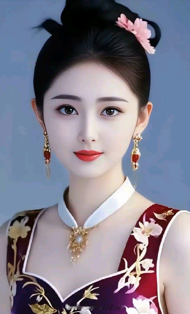 古典优雅，花钿美人，韵味十足！