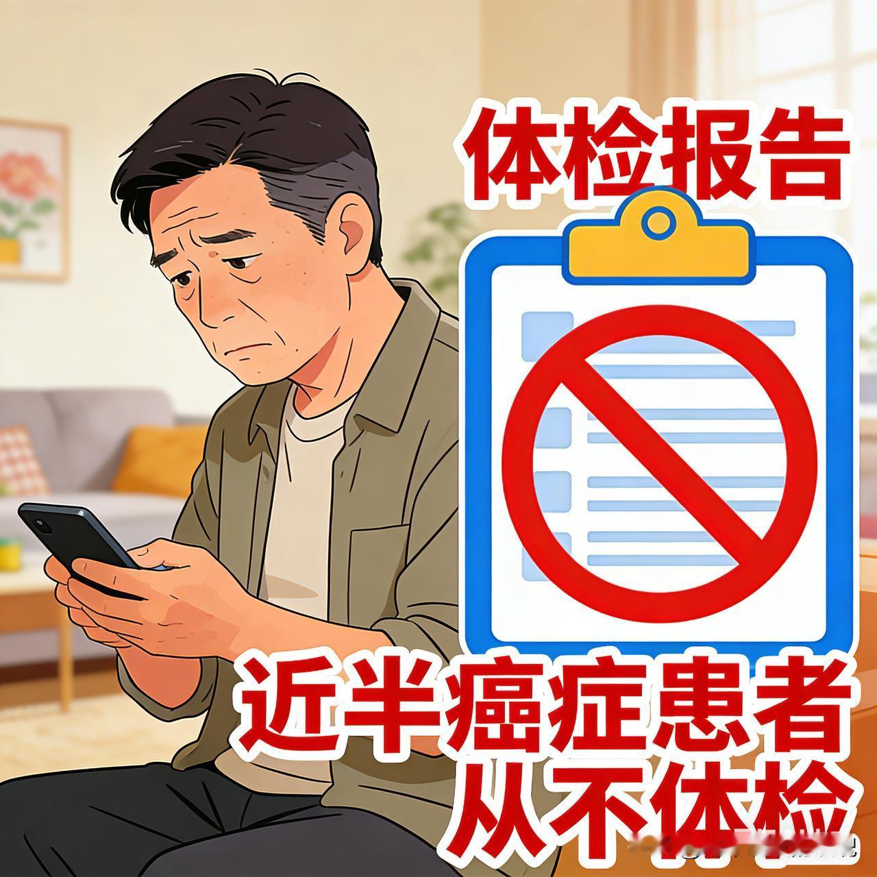 别再骂“不体检就是不爱惜身体”了！近半癌症患者不体检，根本不是懒，是怕！怕查出问