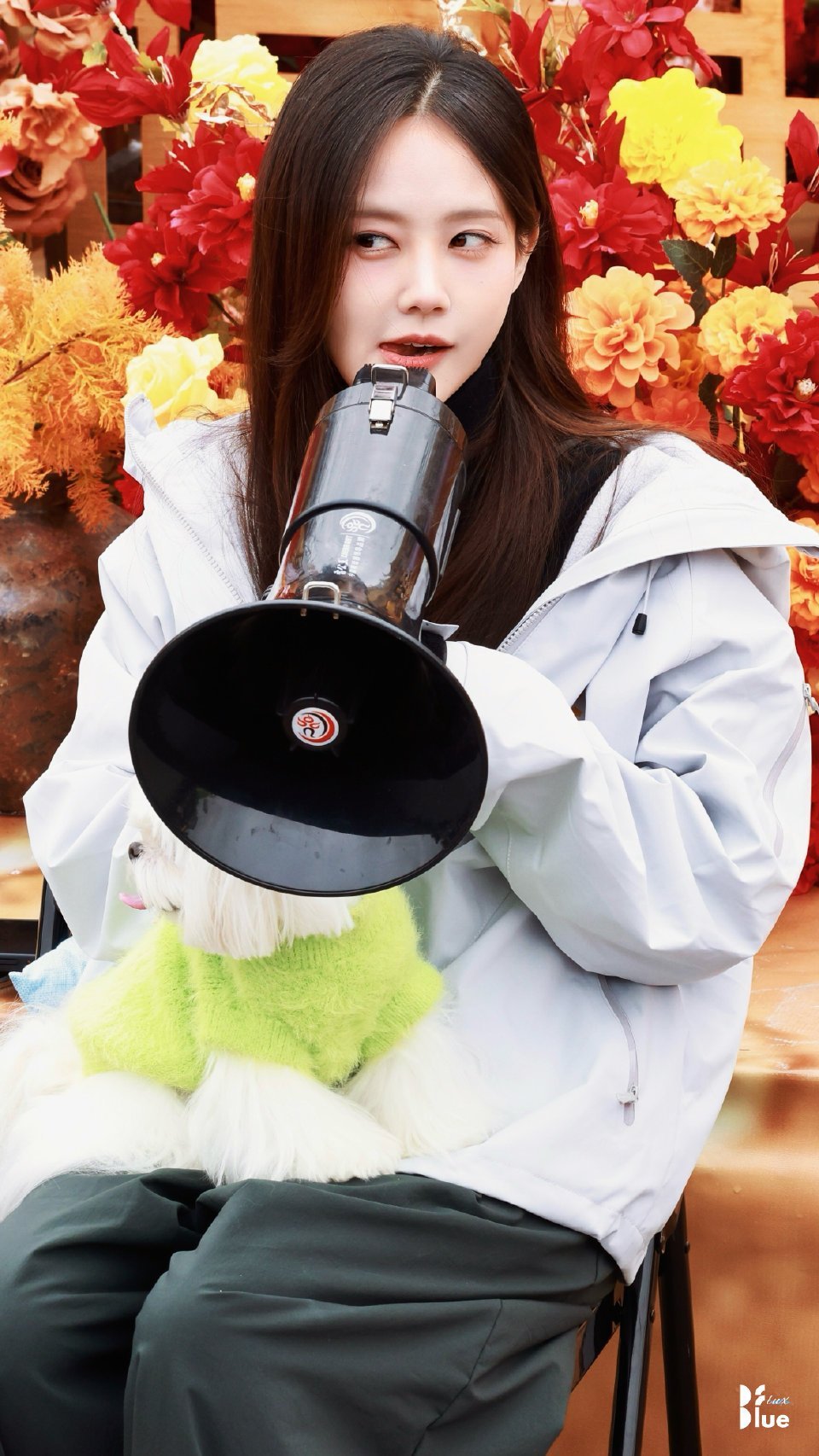 李一桐《金枝》开机同框路透，好像一个萌萌小猫咪