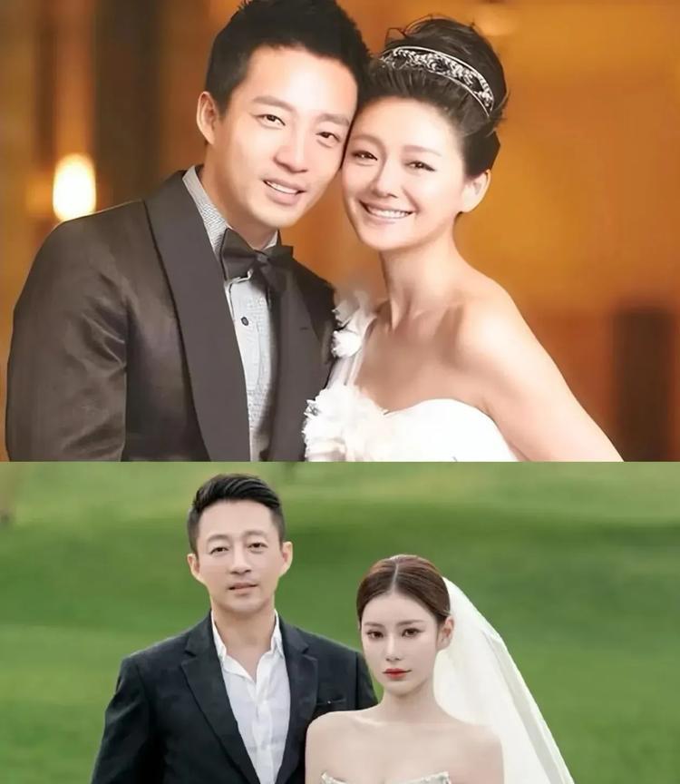 汪小菲两次拍婚纱照时的表情完全不一样，汪小菲第一次和前妻大S结婚时，满脸幸福甜蜜
