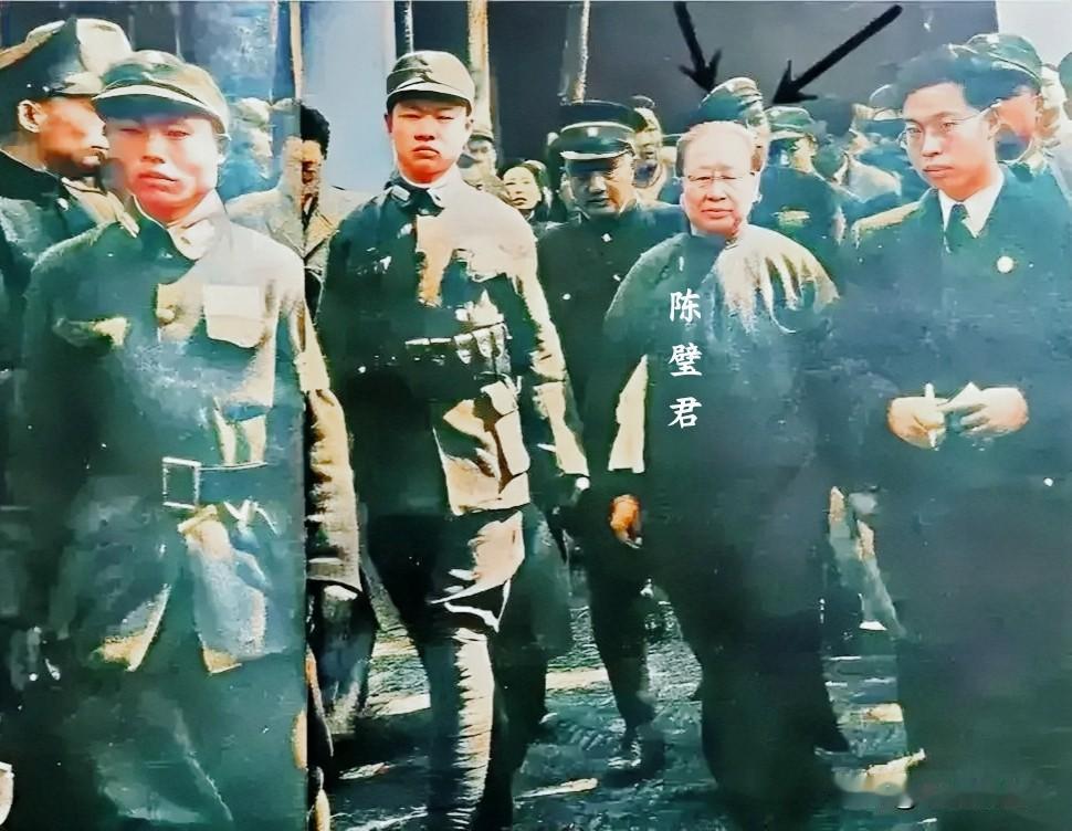 这才是1946年汪精卫的夫人陈璧君被押去受审路上的真实貌相，绝非演员所饰演，确是