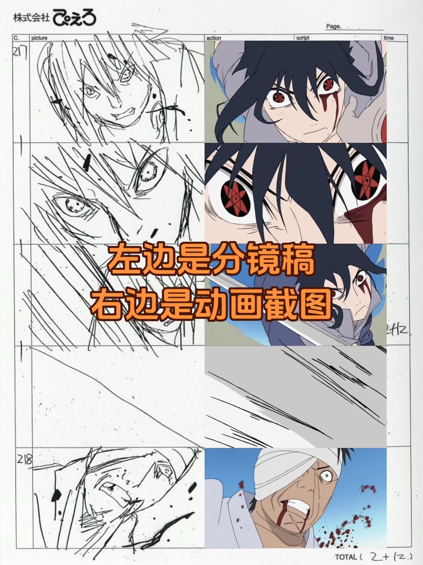 《一拳超人》第三季第十集分镜。由永井慎平绘制，事实证明他在格斗动画分镜...