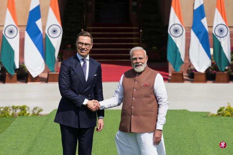 莫迪也来凑热闹了！印度总理莫迪在星期四（3月5日）与斯图布的联合声明中说，“