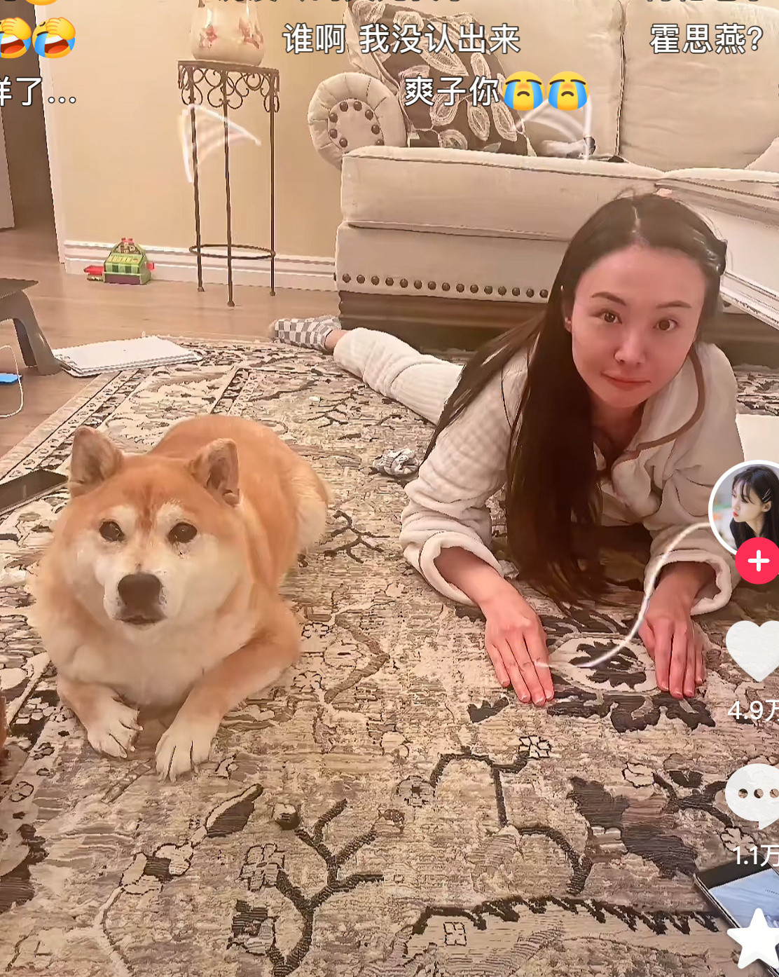 爽子的狗是侯明昊的狗的妈妈两只狗长得差不多