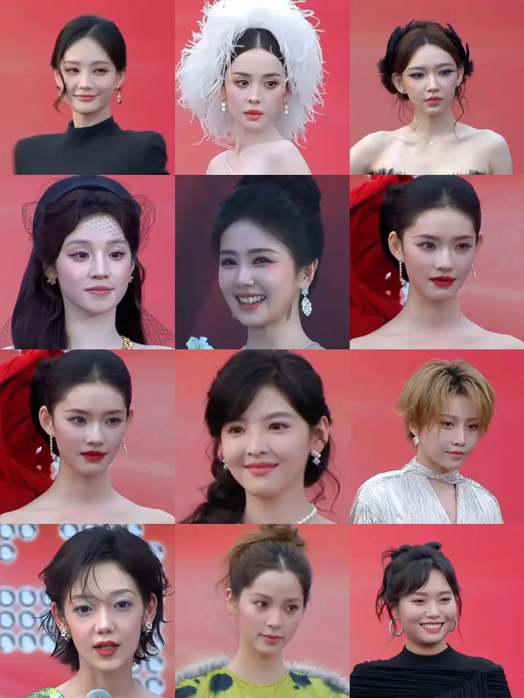 时尚芭莎之夜女星生图合集来袭！古力娜扎、白鹿、陈潇、章若楠、李一桐、林允齐聚红毯。镜头下各有各的风格