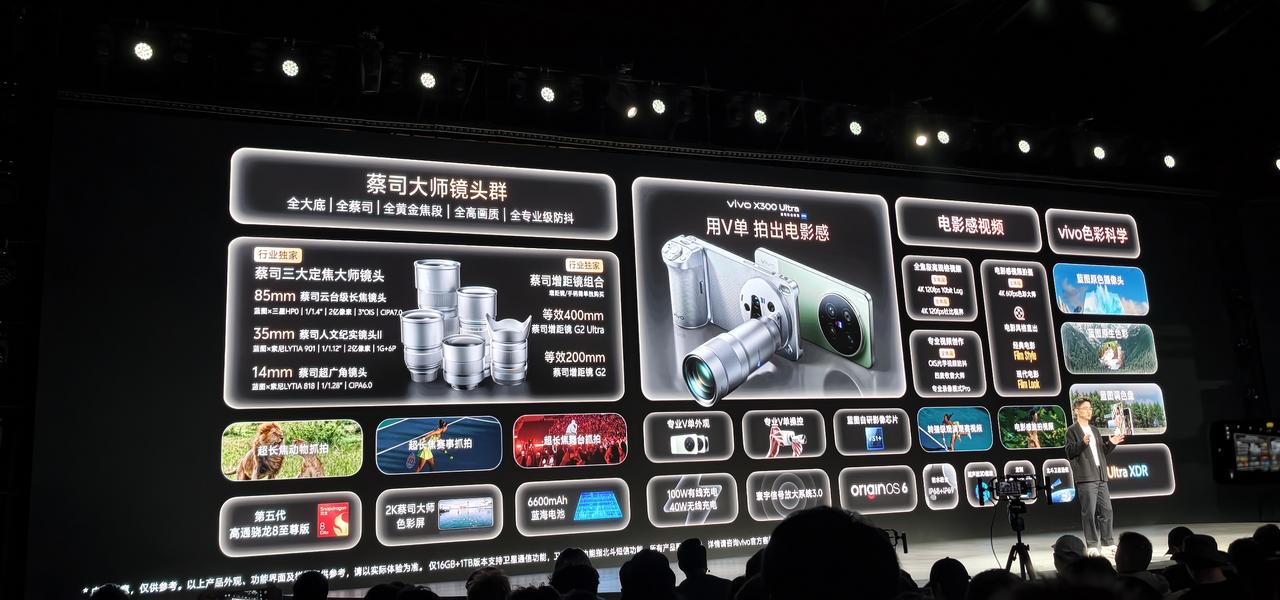 vivoX300Ultra正式发布：屏幕：6.82英寸、2K分辨率、144H