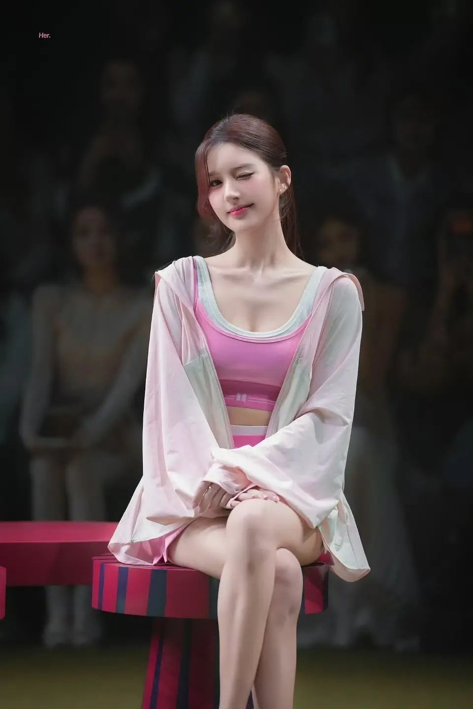 赵露思今天好元气，近期状态都很不错