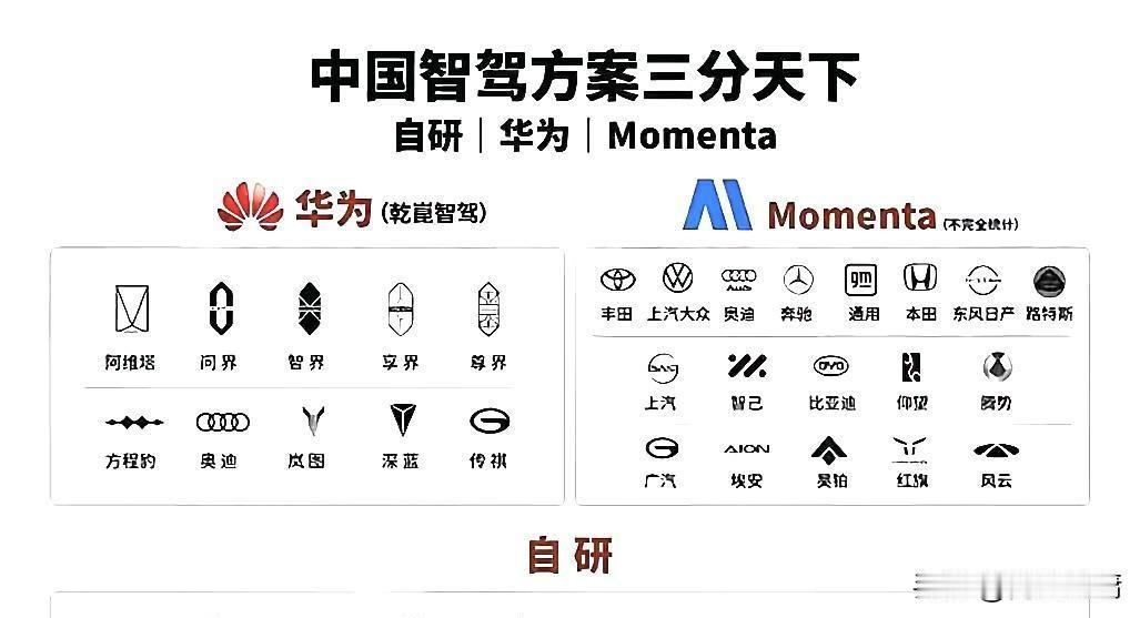 中国智驾三分天下，Momenta成车企首选！20多家品牌联手，宝马也来加盟