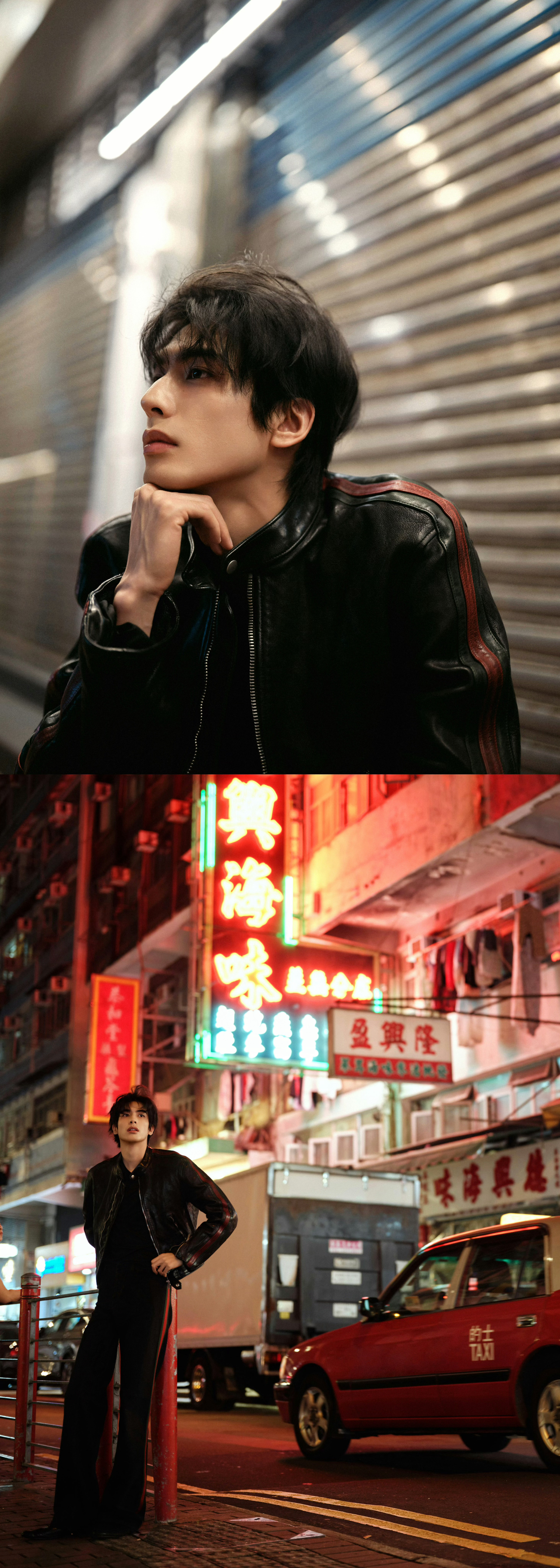 宋威龙香港Gucci活动出图宋威龙香港Gucci活动出图，皮衣战神太带感了，逆