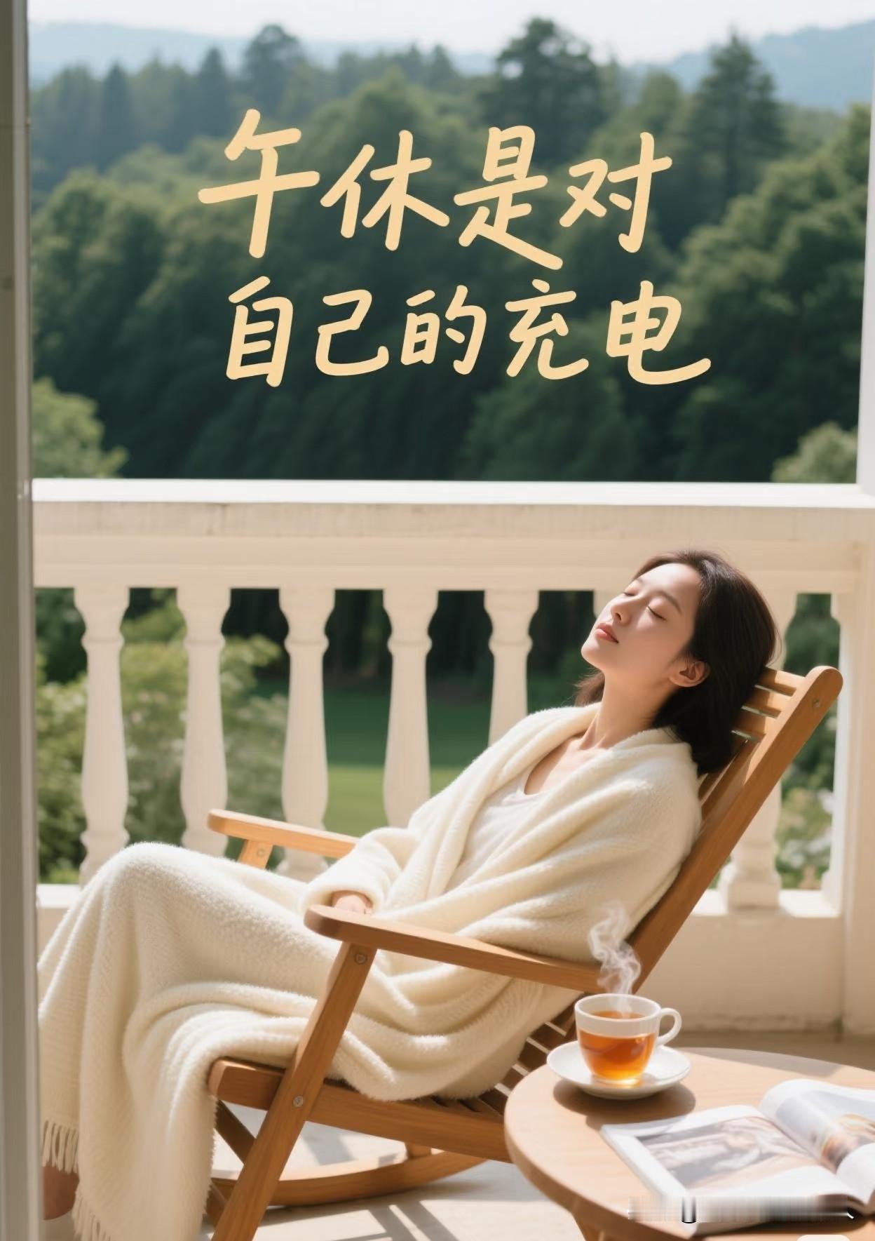 一位医生朋友告诉我，恢复活力最快速的方法，就是每天坚持中午闭眼睡半小时！
