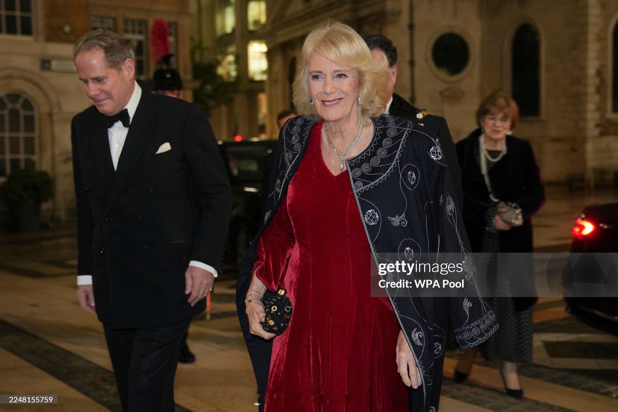 英国王室2025年11月27日，卡米拉王后、爱丁堡公爵夫人苏菲和格洛斯特公爵