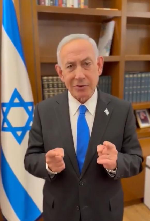 4月29日，以媒报道，以色列总理内塔尼亚胡宣称炸毁了一条规模巨大的真主党武装分子