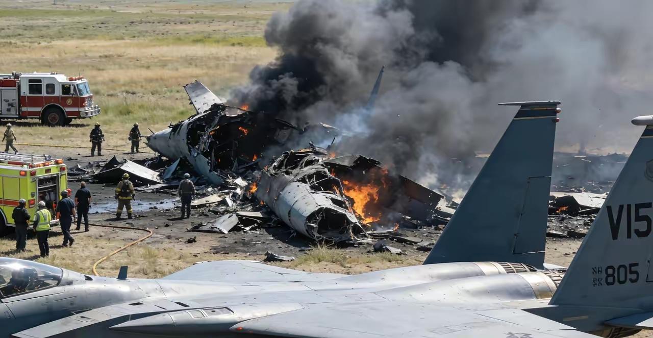 ​自摆乌龙。在科威特出现了惊人的事件，美国几架F-15战斗机突然间坠毁落地面。最