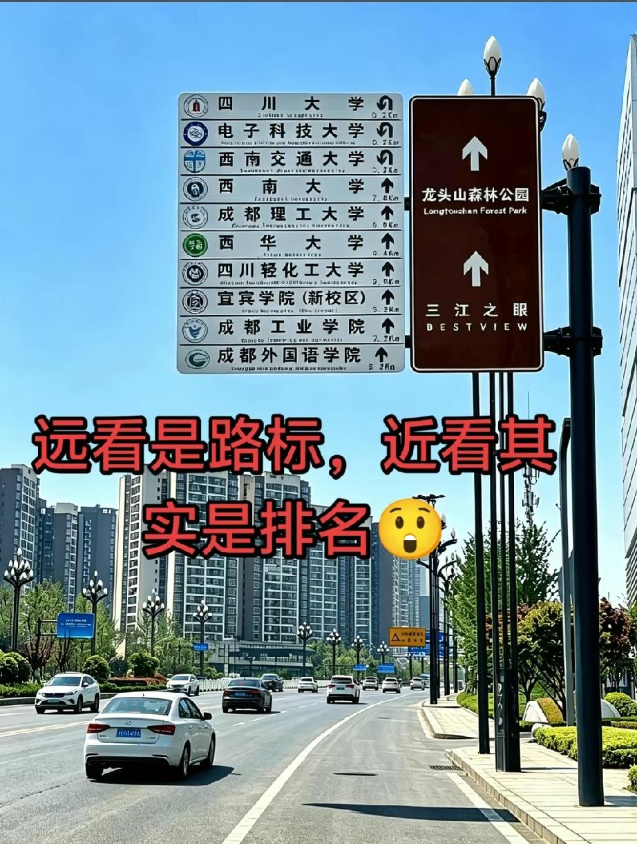 川大居首无可争议，电子科技大学居次席应该也没有问题，从第三开始有些学校实力都在伯