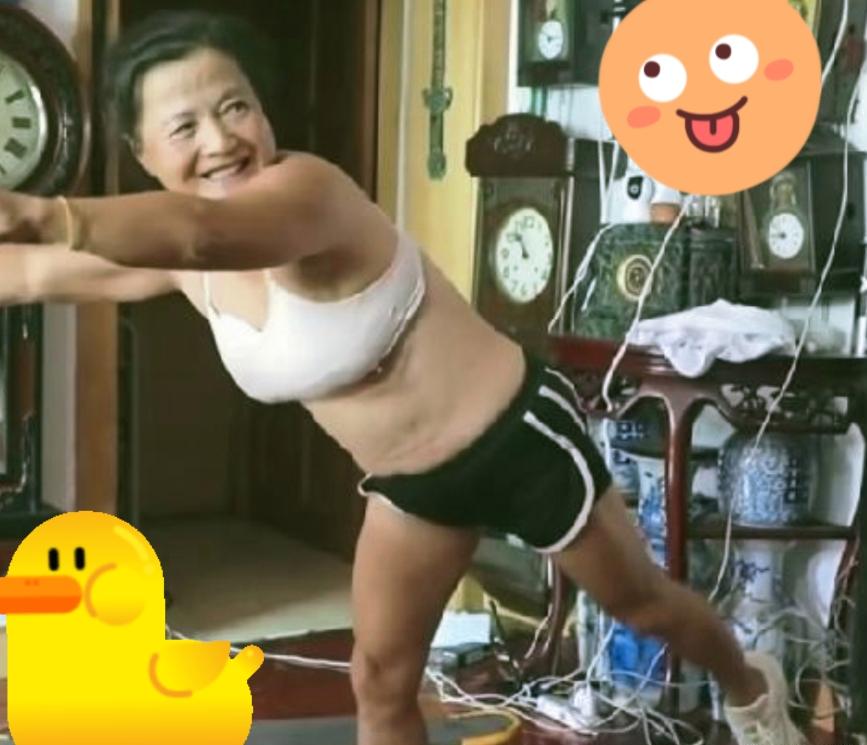 66岁李阿姨不是病死的，是自己作死的。她从退休后，就迷上了练瑜伽，66岁的身材
