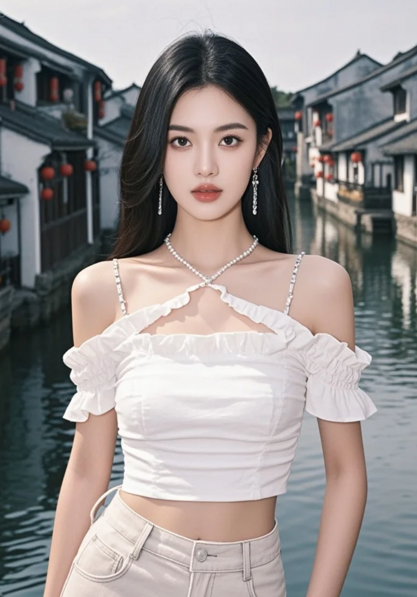 在石桥的弧度里，藏着她的故事。