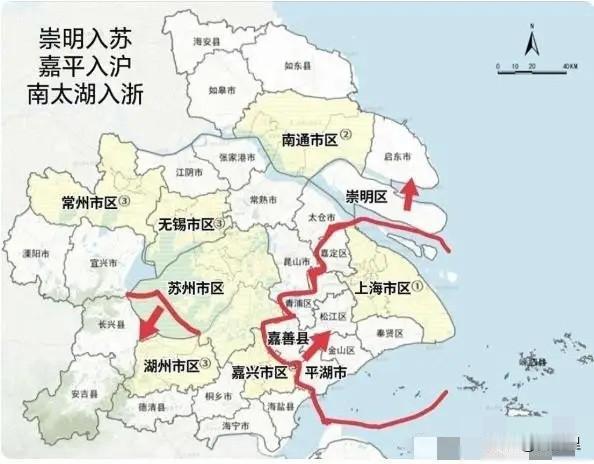 把崇明还给南通吧！崇明本来就属于南通，语言和历史渊源都相通。当时划给上海，是为了