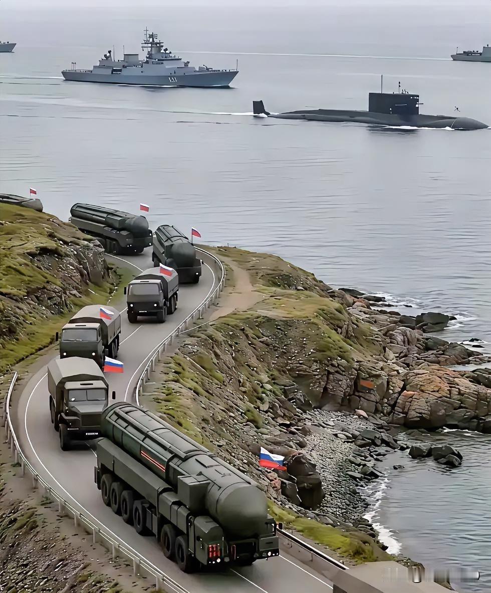 海参崴的俄罗斯军队。没想到俄罗斯打了这么多年仗竟然还有这么多家伙，果然是家底厚