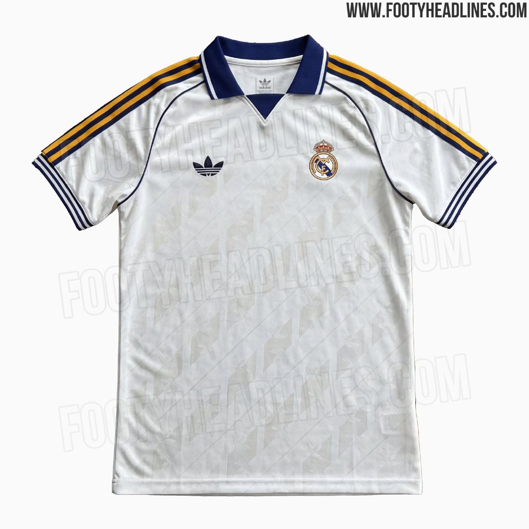 FootyHeadlines：阿迪达斯&皇马即将推出两款复古风格的球衣。🤍?