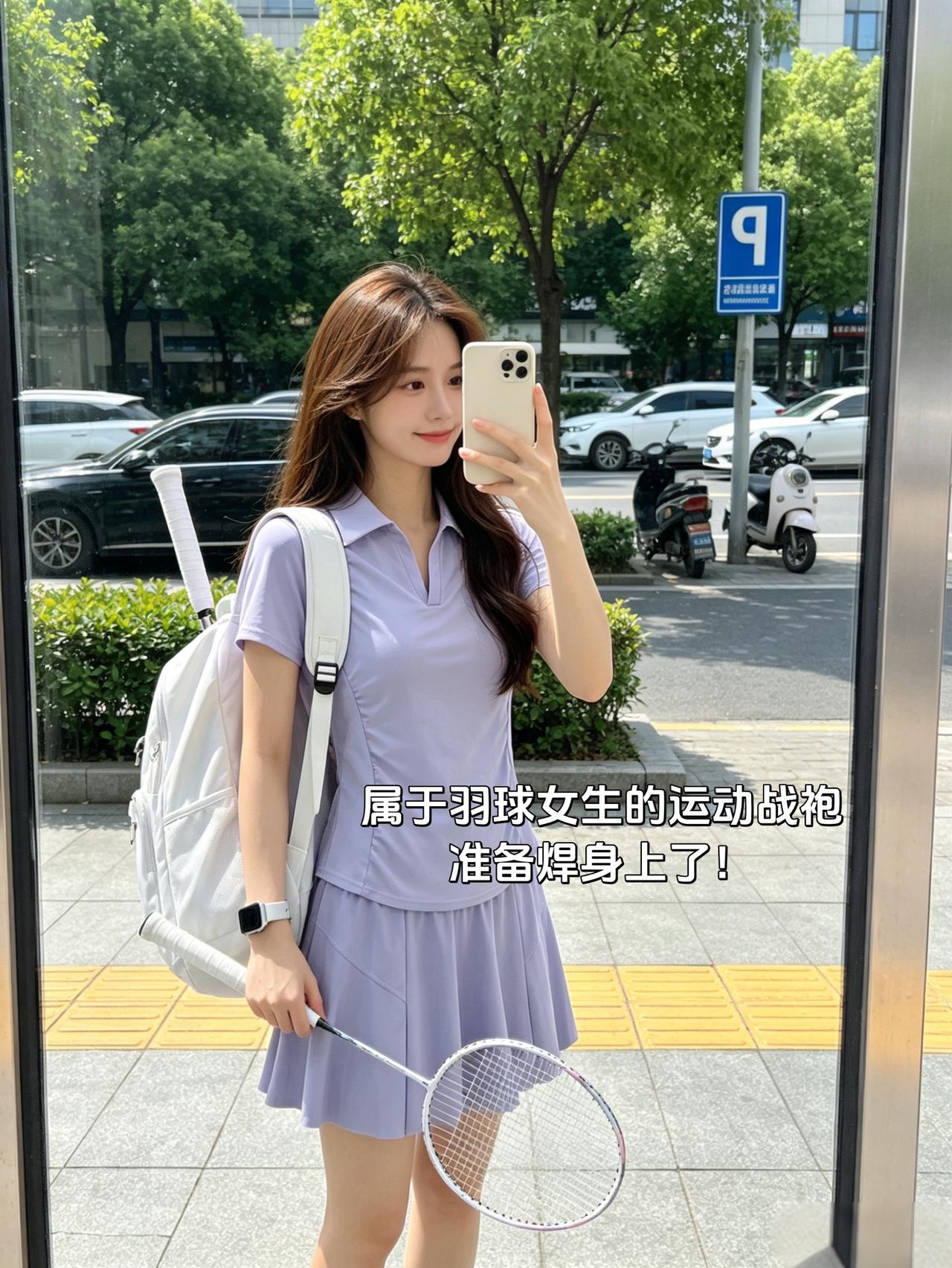 属于羽球女生的运动战袍准备焊身上了！