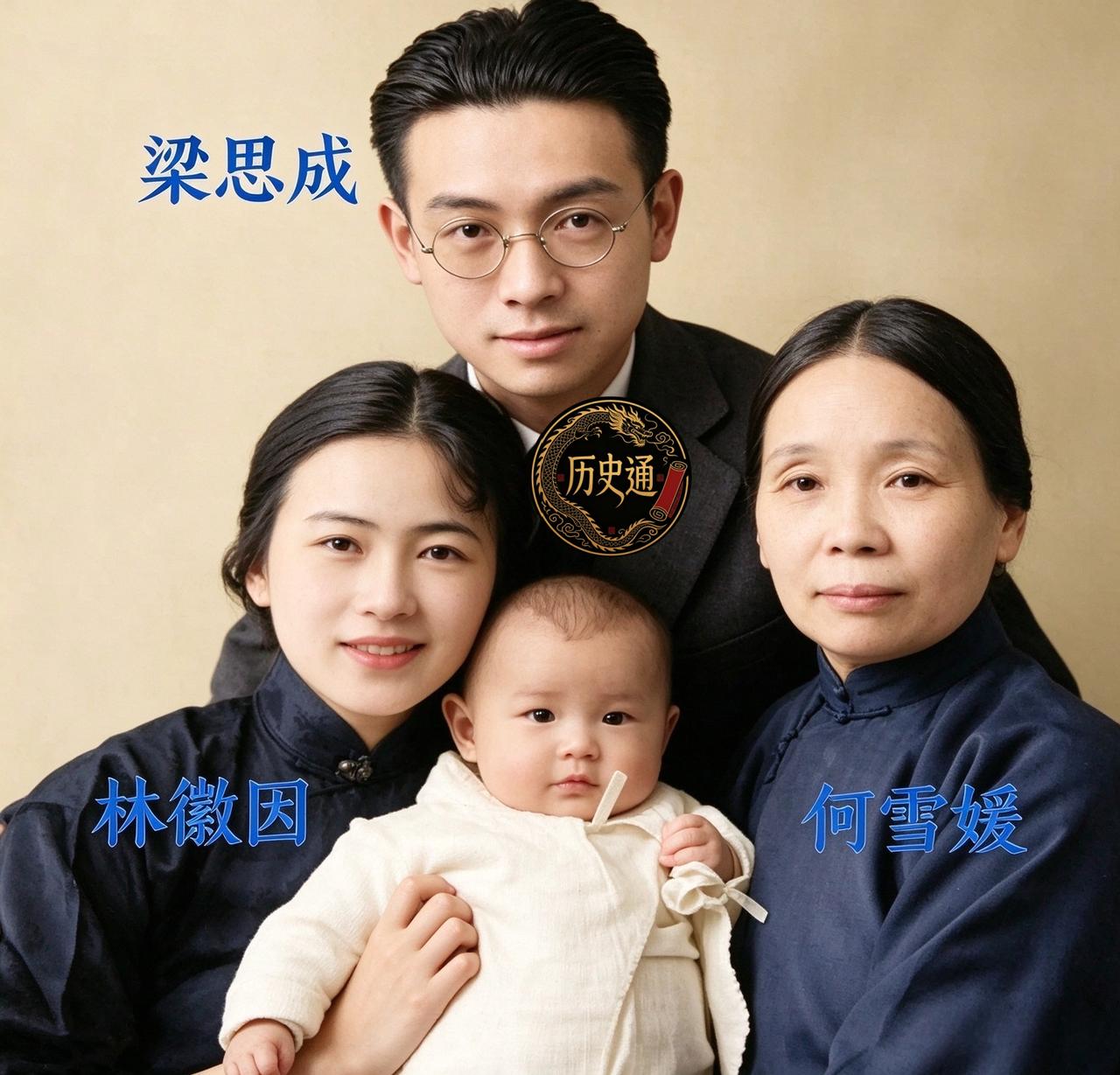 林徽因的母亲何雪媛白发人送黑发人，相继送走了自己丈夫、女儿与女婿。可是，她这一生
