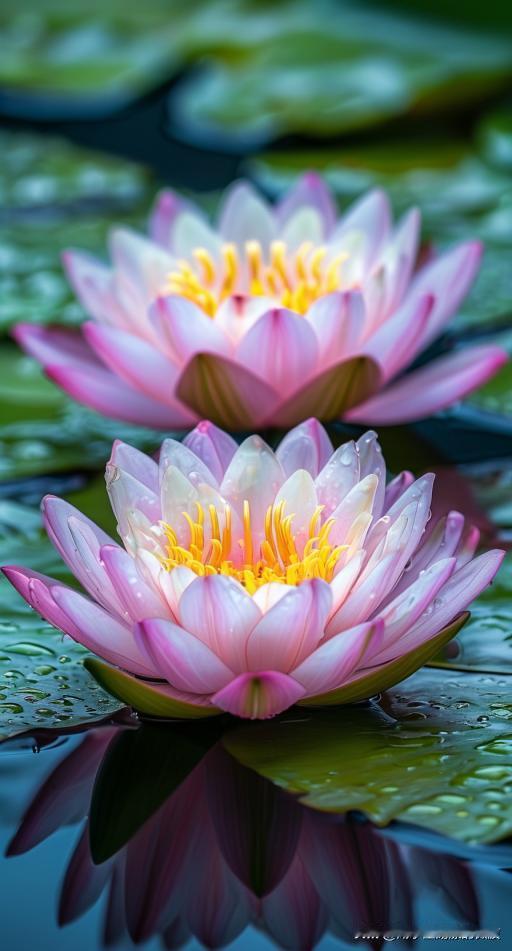 上联：清风柔雨荷花俏下联：明月皎皎松影幽横批：自然之美