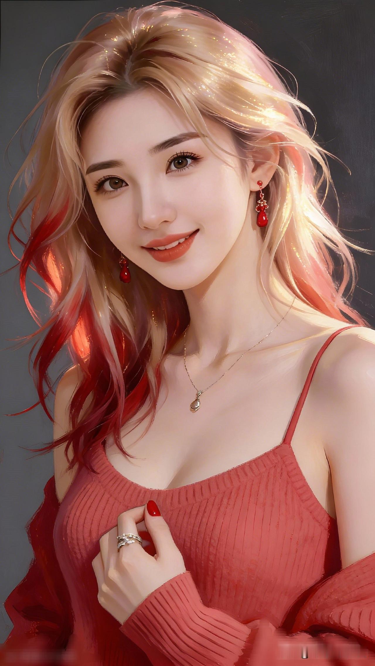 金粉女郎，笑靥如花。粉色头发在阳光下好看吗又纯又欲的女生，究竟有多招人喜欢冬日