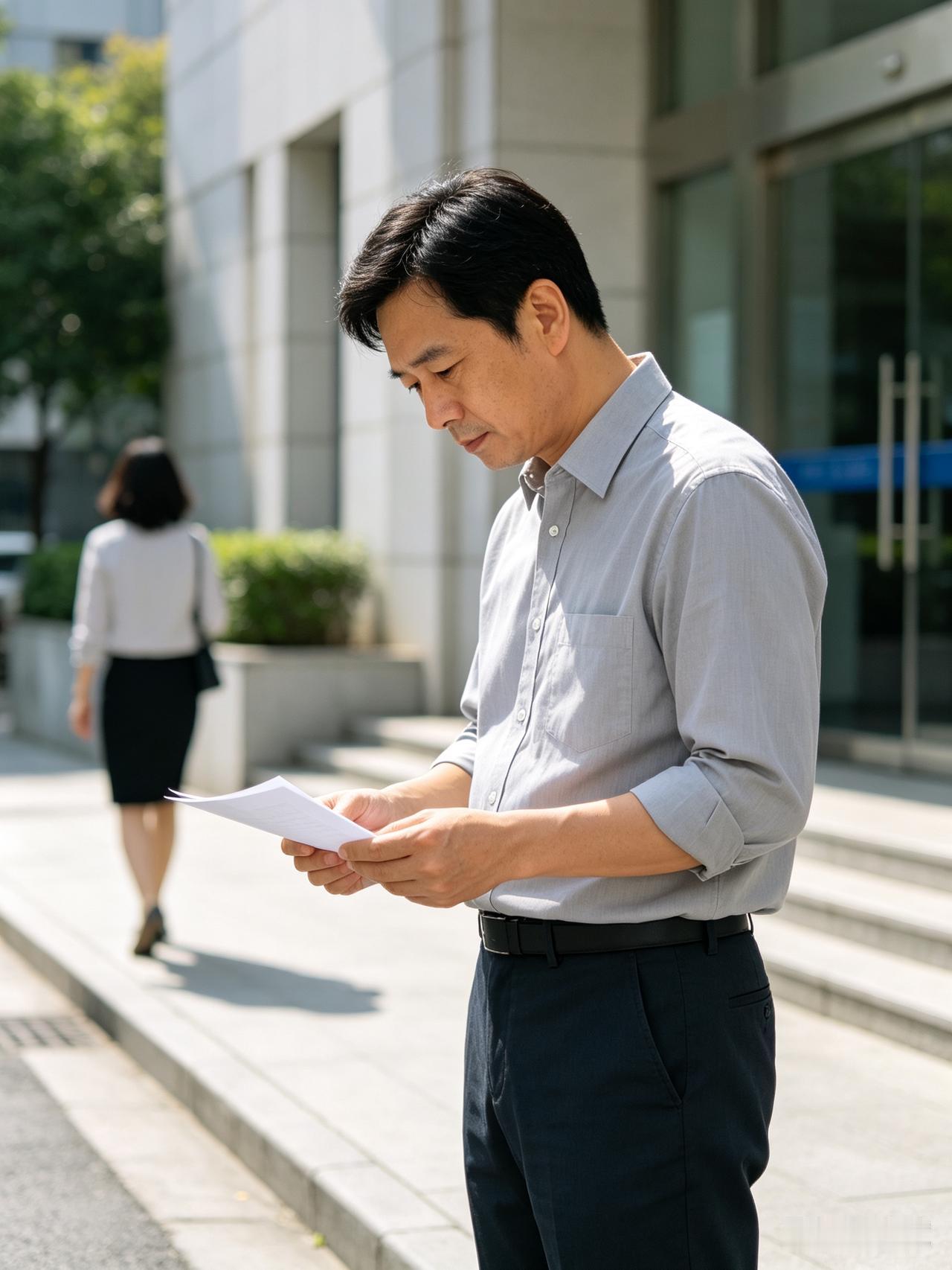 妻子月薪28万，我遭公司裁员失业后她决绝提出离婚，我爽快签字离场，走出法院大门她