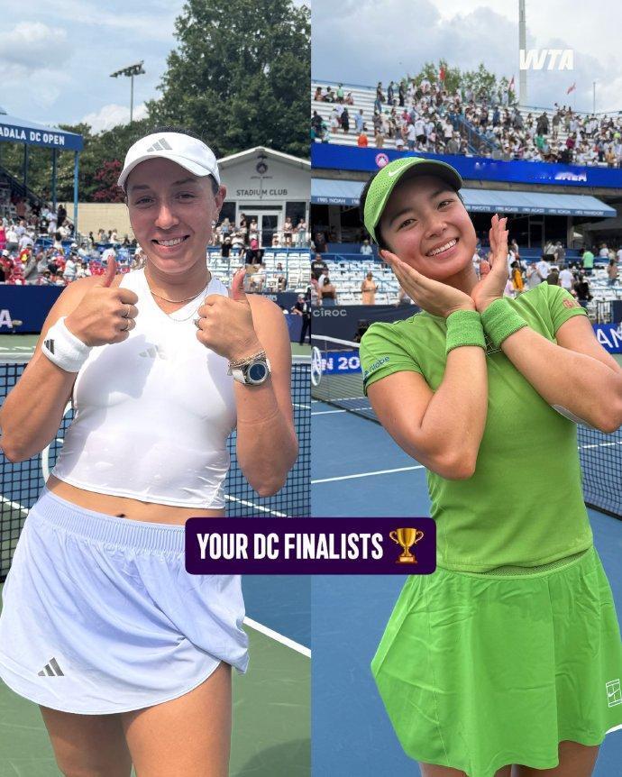 伊埃拉打疯了，渐入佳境！强势杀入决赛！WTA500赛美国华盛顿站的比赛，菲律