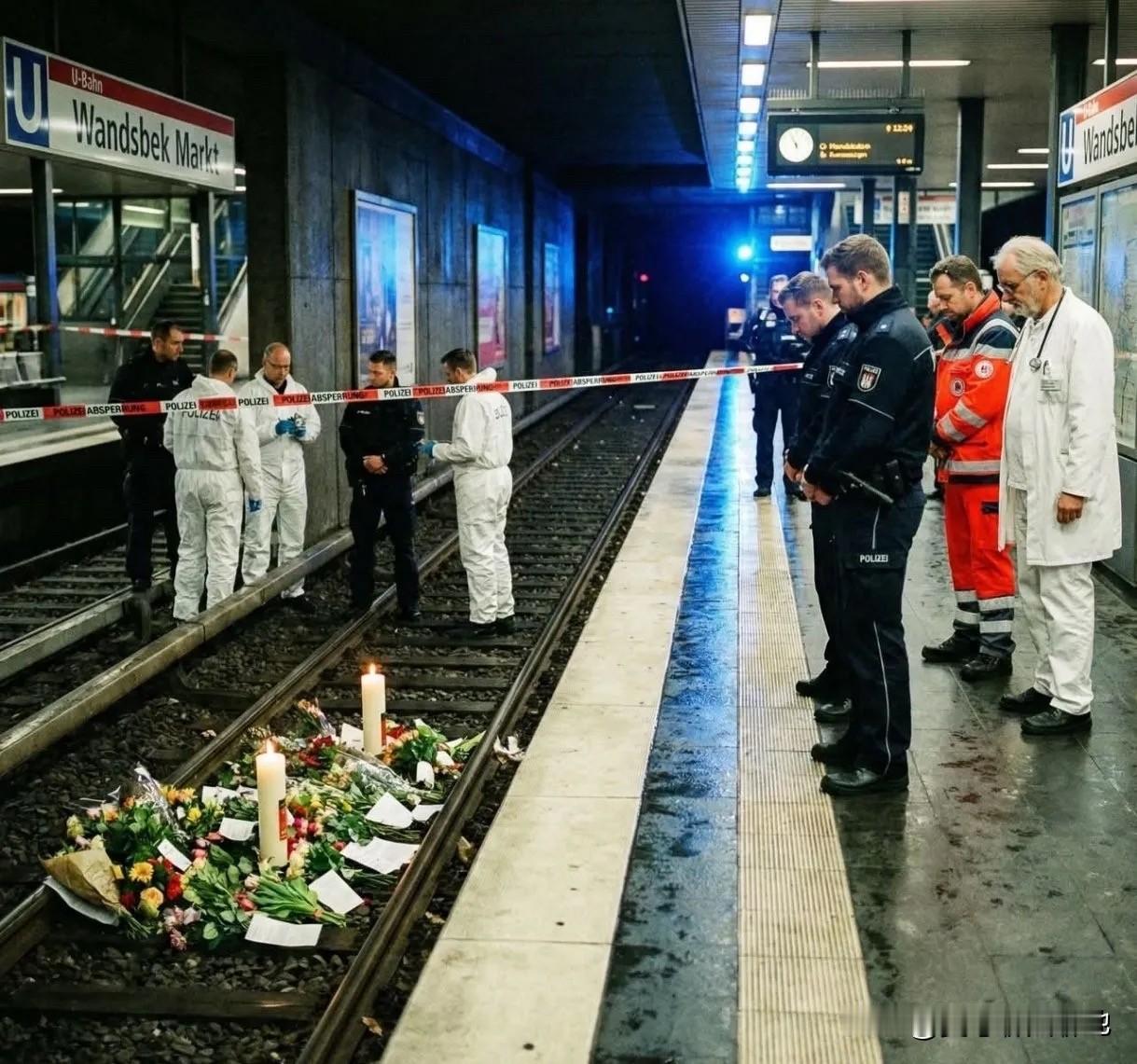 德国汉堡发生惨案，于1月30日晚约10点，一名来自南苏丹的25岁黑人男性，在汉堡