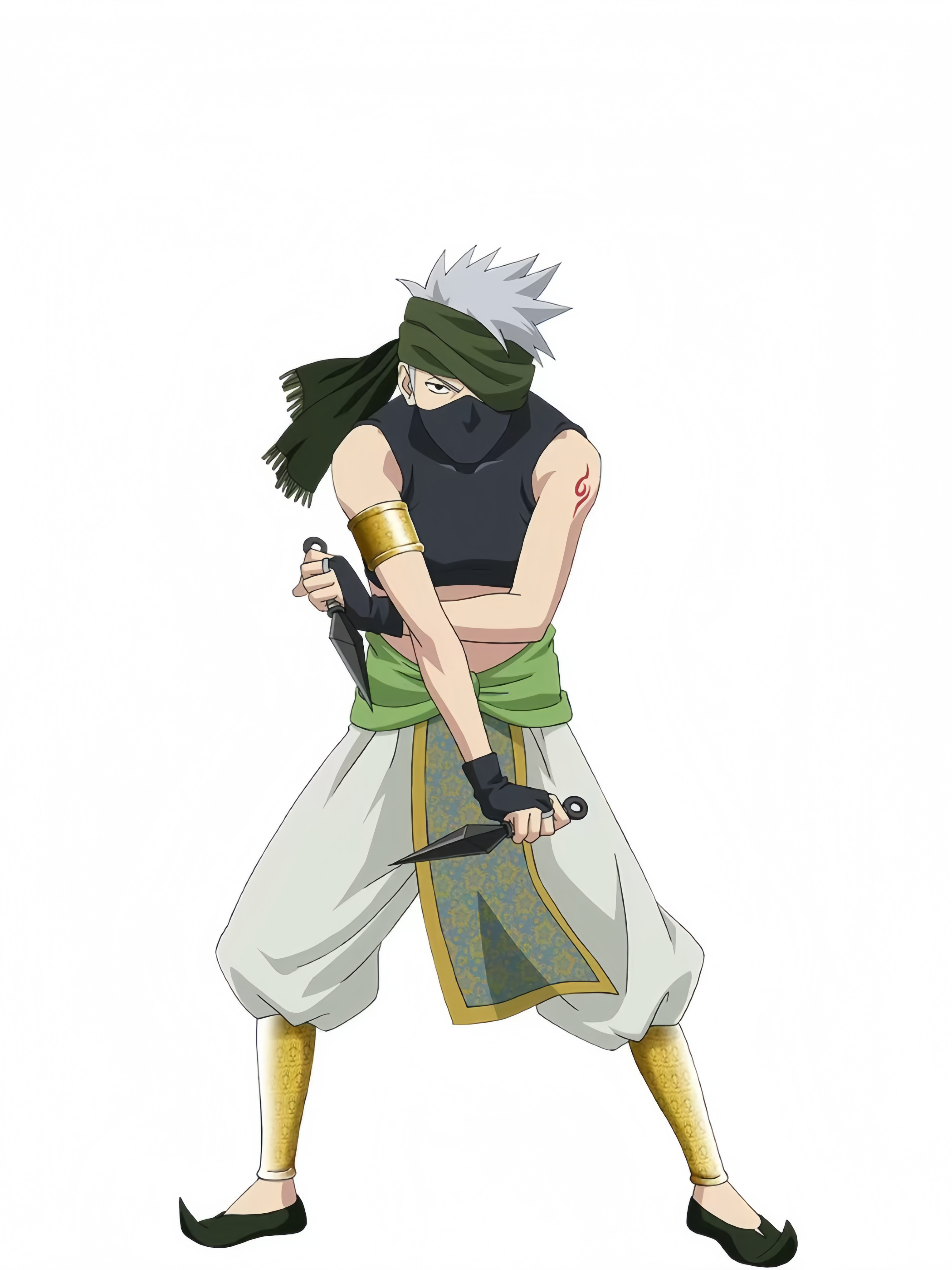 【柄图考古系列】阿拉伯风格鸣人、佐助、小樱、卡卡西、我爱罗、叔鸣、叔佐、博人、川