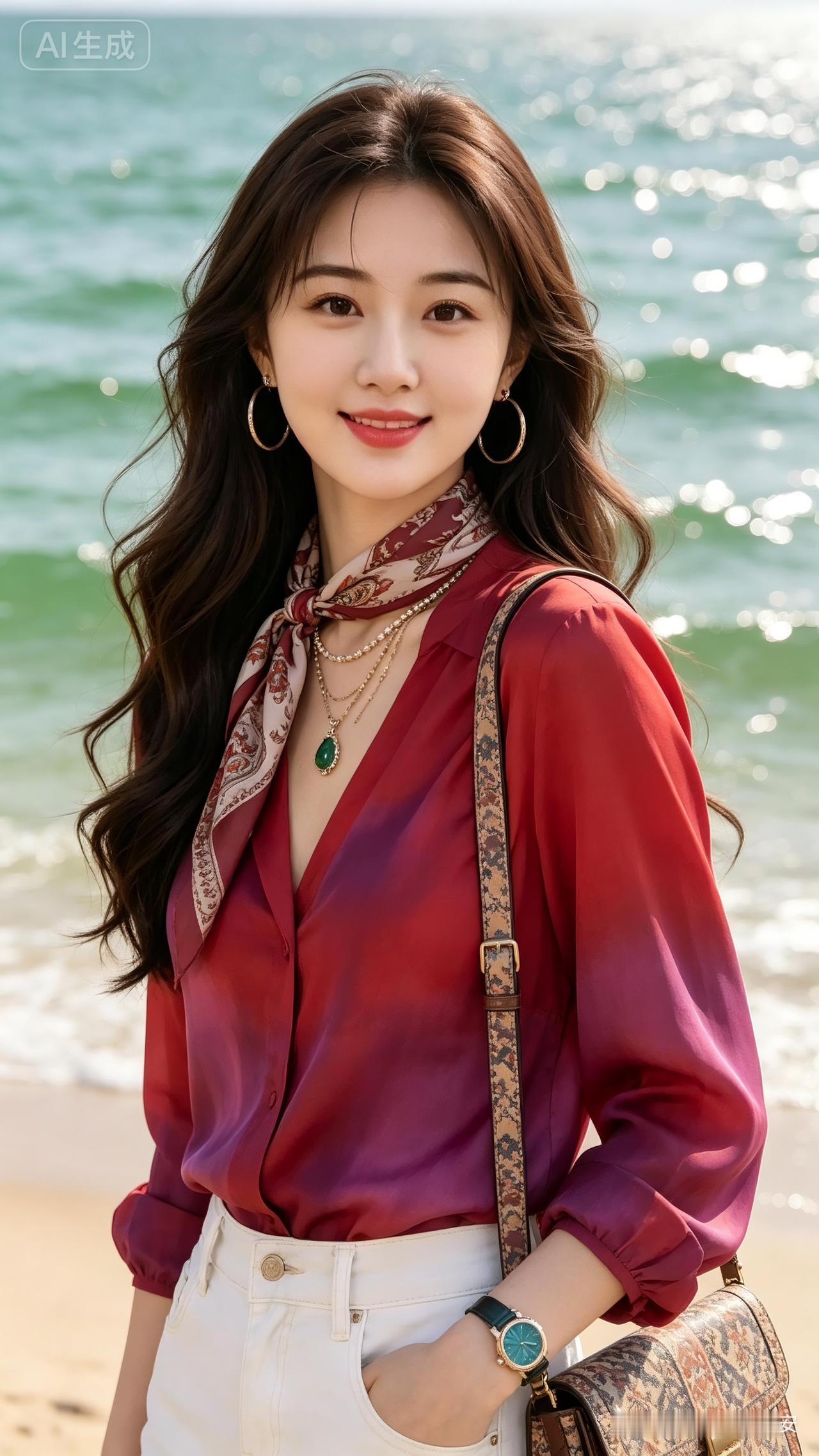 作者加速成长计划作者加速成长计划年轻女子，深棕色大波浪长发，佩戴精致的大圈耳环、