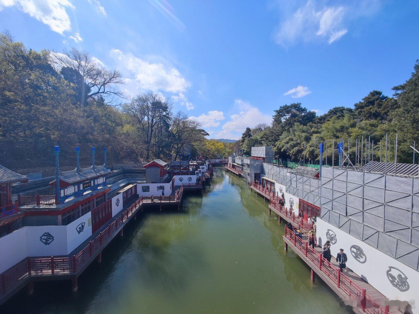 颐和园后山春色摄影