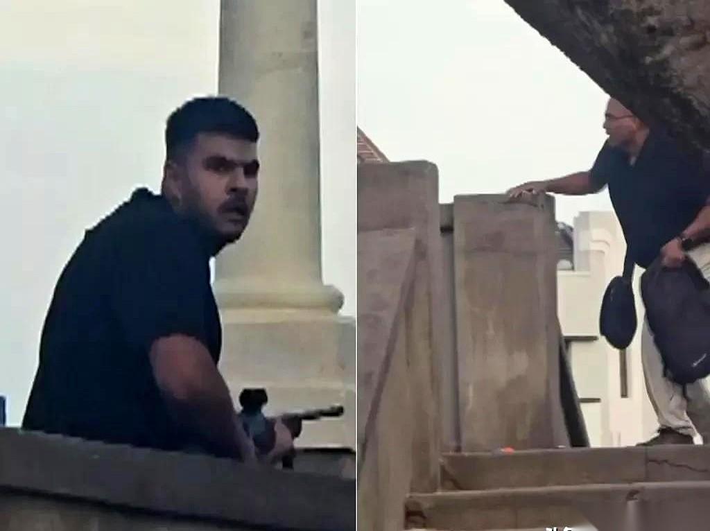 父子俩。一个50，一个24。在悉尼有两套房，爹还有持枪证。然后拎着枪，上街，