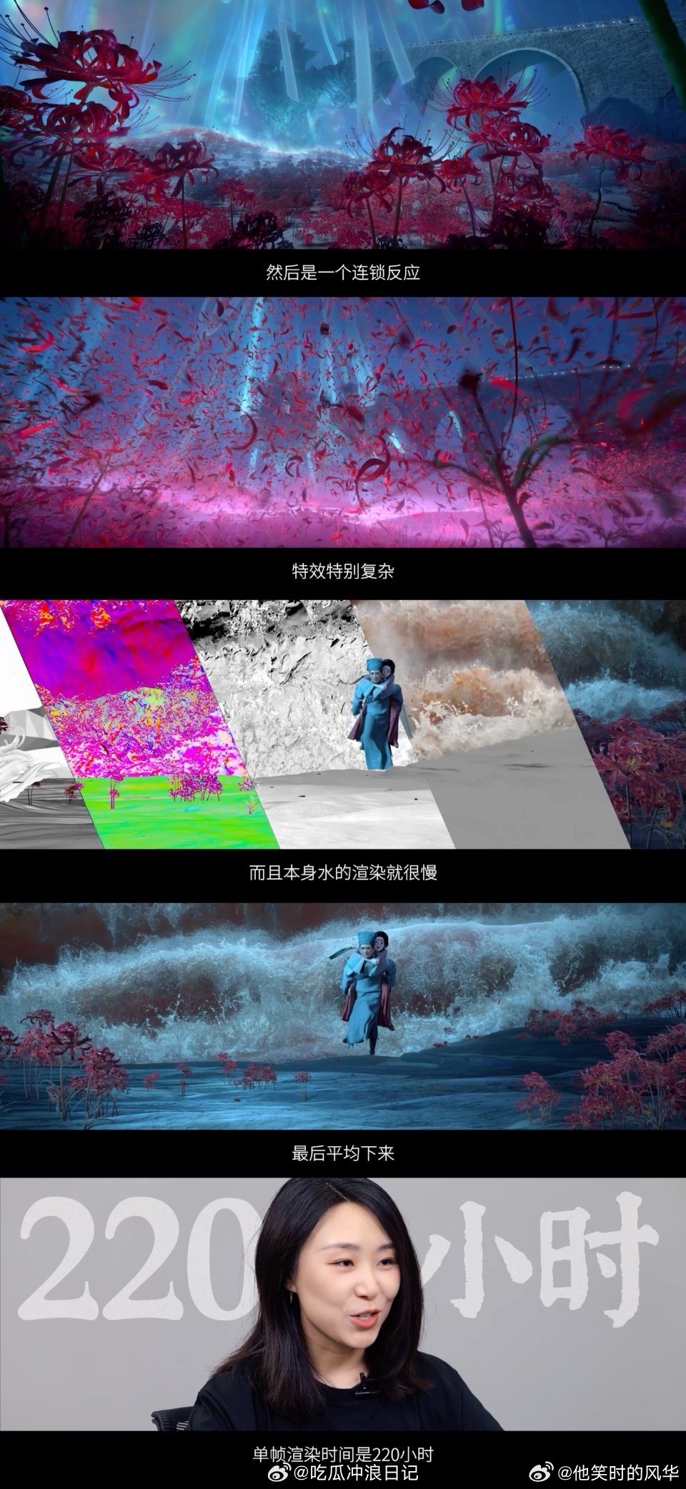 为了1秒镜头花了5280小时被追光动画狠狠拿捏！《聊斋：兰若寺》1秒黄泉水特效