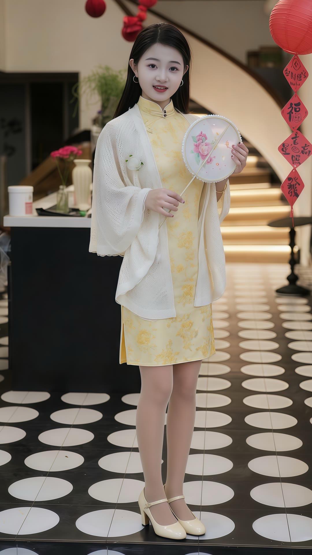 顺风顺水顺财神清纯甜美气质穿搭摄影约拍