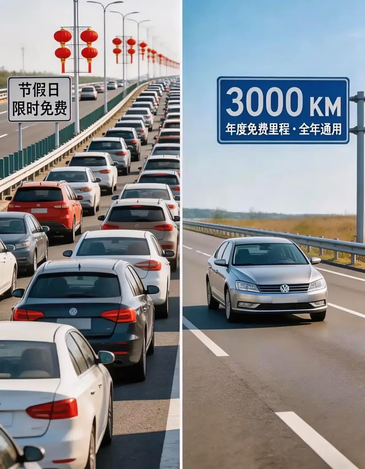 好消息！好消息！全国人大代表庹庆明提出建议：取消节假日高速免费政策，改为给每辆车