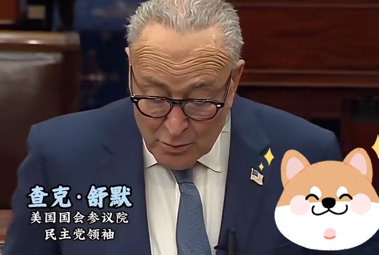 昨天美国政坛彻底炸了，参议院民主党领袖舒默当着所有媒体的面，直接把特朗普政府的“