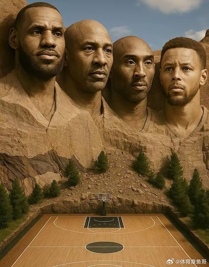 NBA的“总统山”应该是哪四个球员？美媒FastbreakHoops：乔丹、詹