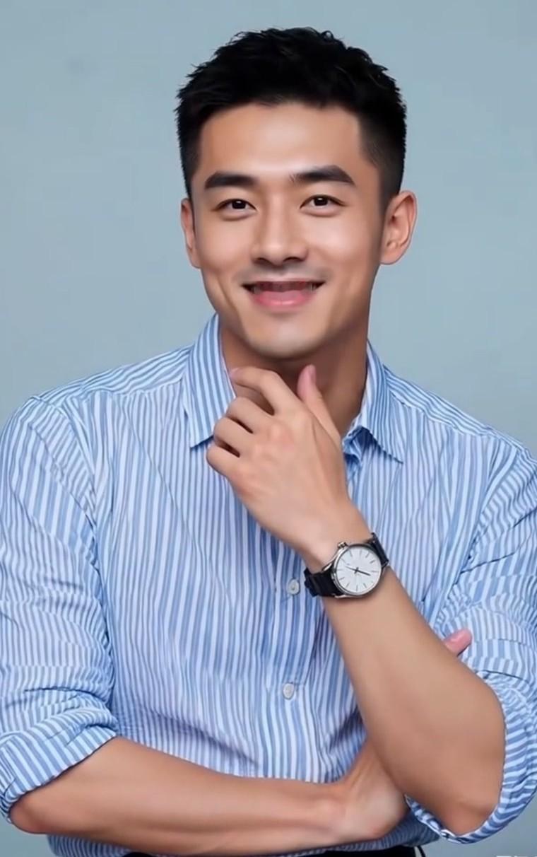 他的面相，就像是老天爷开了挂专门打造的。你看他那额头，鼓得跟个小寿星似的，满满的