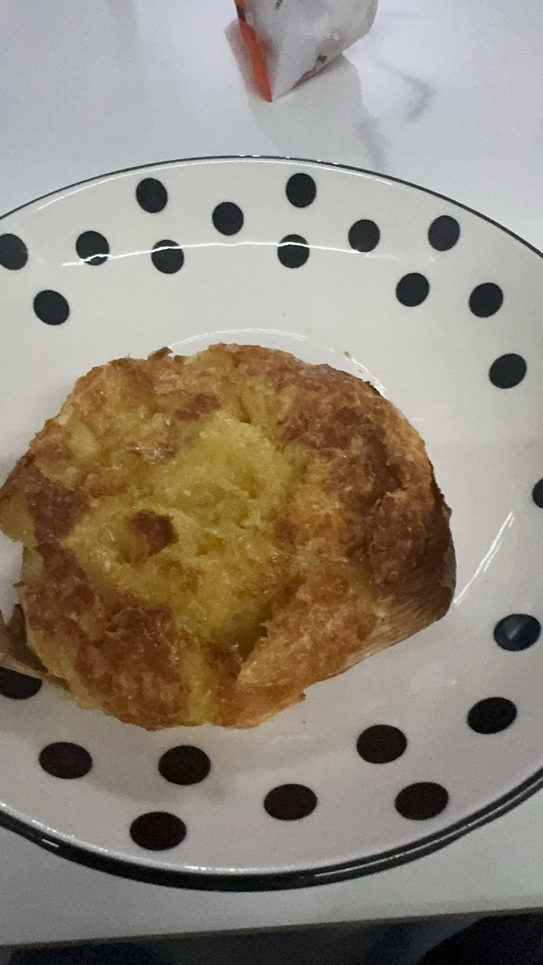 晚上了，做了个玉米饼吃。没什么负担，还顶饿。