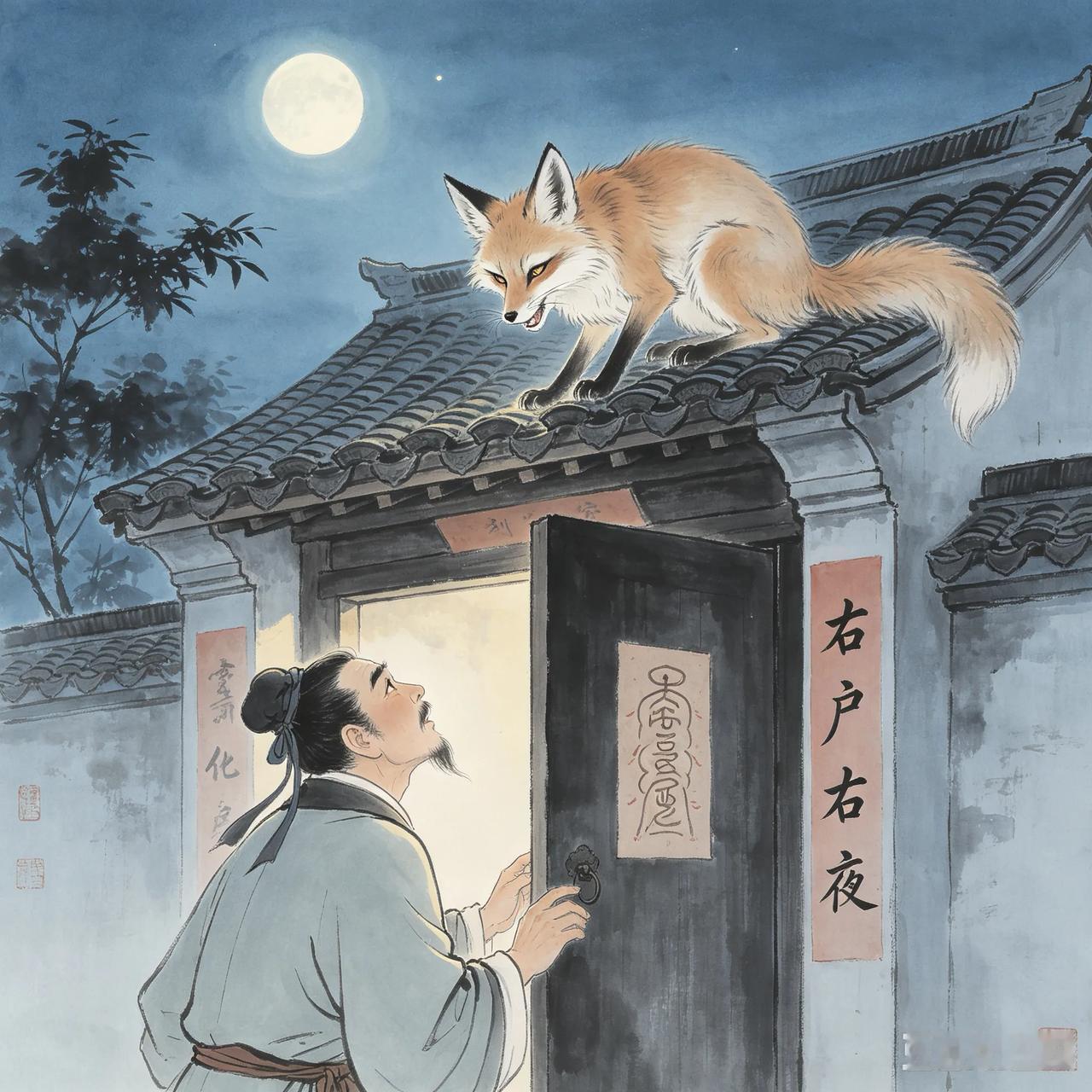 清朝时，周公世仪担任虞城县令的时候，耿家庄有个叫刘化民的家里闹狐狸作祟，用了各种