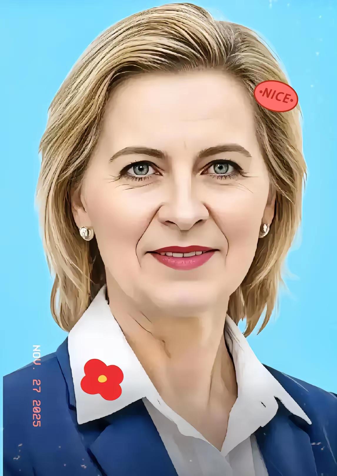 就在昨天欧盟委员会宣布了11月26日，欧盟委员会主席冯德莱恩在欧洲议会的表态