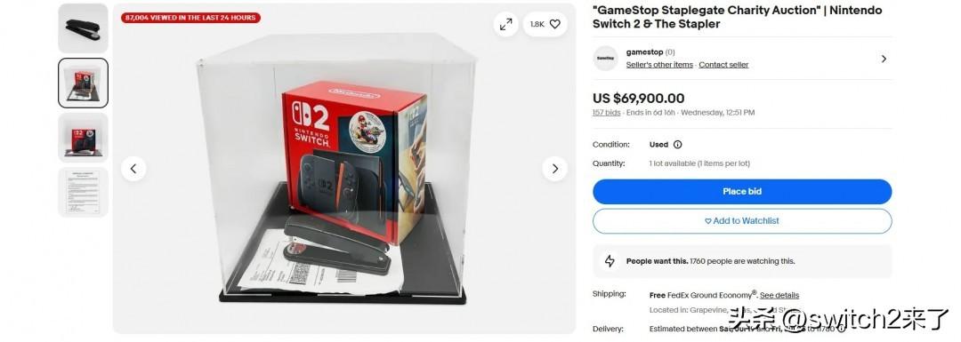 今年6月初任天堂Switch2发售期间，纽约史坦顿岛一家GameStop门店闹出