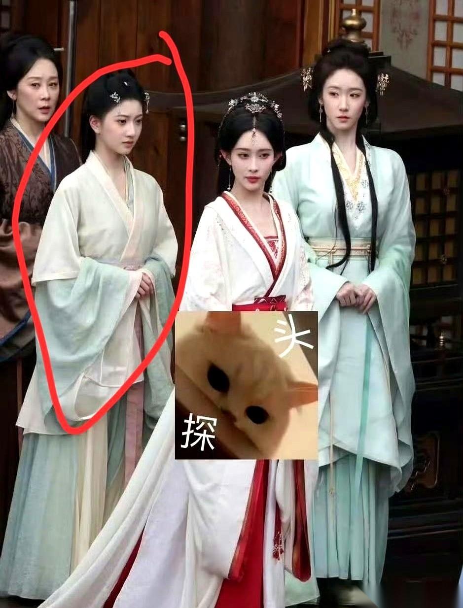这事儿放谁身上都得尴尬死。辛辛苦苦拍个戏，结果全网的焦点，反而都在你身边那个端